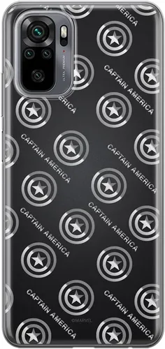 Vista 11 de ERT GROUP Funda para Xiaomi REDMI Note 10/10S Original y Oficialmente Licenciada Marvel Patrón Capitán América 002 adaptado de manera óptima a
