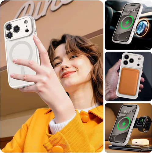 Vista 31 de MOCCA - Funda magnética resistente para iPhone XR de 6.1 pulgadas, compatible con MagSafe, funda con protección contra caídas de grado militar
