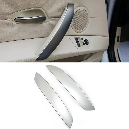 Vista 7 de Cubierta de Tirador de Puerta Interior Juego de Repuesto de Moldura de Manija Izquierda Derecha Compatible con BMW Z4 E85 E86 2002 2003 2004 2005