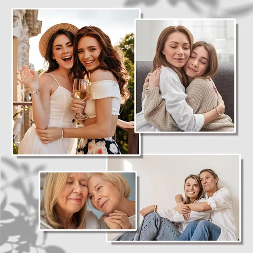 Vista 7 de Risyfjew Regalos para mujeres, pulseras curativas de piedra natural, regalos inspiradores para mejores amigas, hermana, mamá, niñas y ella