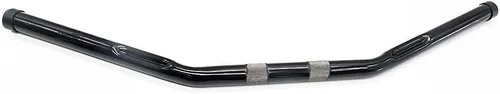 Vista 6 de Hierro universal de manillar de barra de arrastre de 1 pulgada de diámetro [negro] Compatible con modelos H-D Sportster y Big