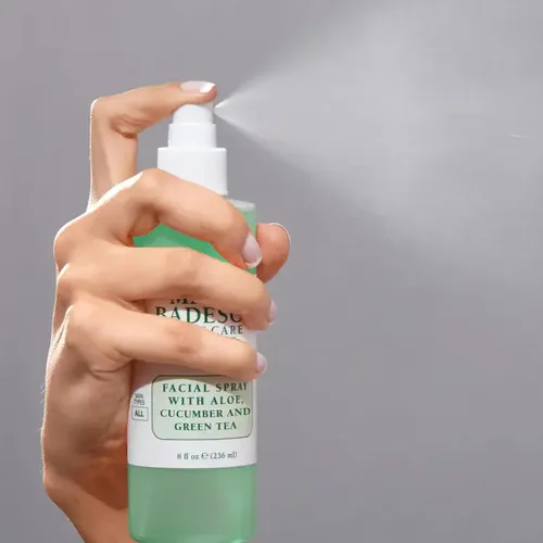Vista 5 de Mario Badescu Spray facial Duo – Incluye aloe, manzanilla y lavanda PLUS aloe, pepino y tóner de té verde para cara, cuello o cabello – Bruma facial