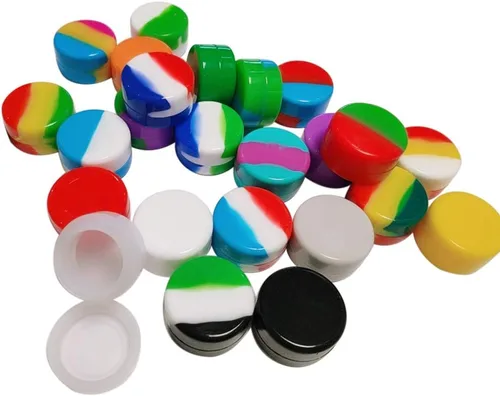 Vista 11 de Gentcy contenedores de silicona para aceite de cera concentrado, 3 ml, Multicolor
