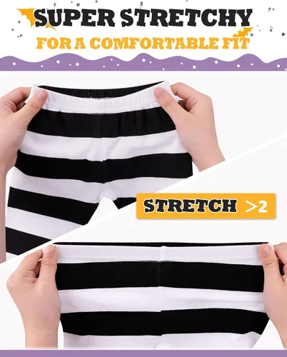 Vista 4 de KOBERO Pijamas de Halloween 100% algodón para niños y niñas de 18 meses-12 años
