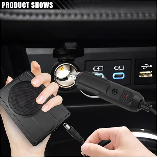 Vista 6 de Adaptador de cargador de coche de 12 V, compatible con cojín de masaje de cuello y espalda, encendedor de cigarrillos, cable de enchufe macho