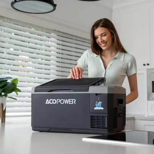 Vista 5 de ACOPOWER LiON Mini Refrigerador Congelador para Automóvil 19 Cuartos, Batería No Incluida