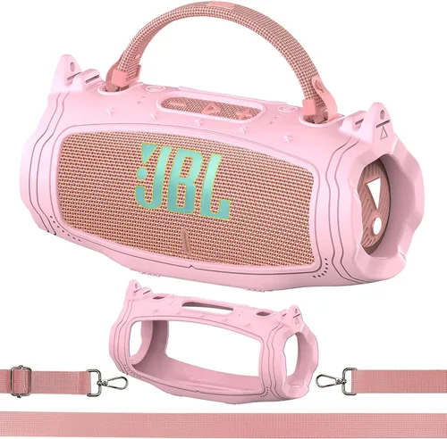Vista 8 de Funda de silicona para altavoz Bluetooth portátil JBL Charge 6 Azul