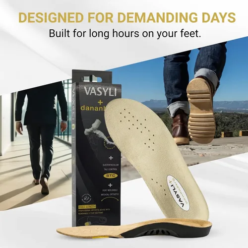 Vista 7 de Vasyli Dananberg - Plantilla ortopédica de primer rayo, inserto de zapato de longitud completa para hombres y mujeres, tapones extraíbles