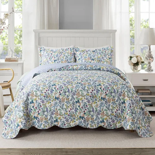 Vista 46 de Travan Juegos de Edredón de 2 Piezas Twin con Sham, Ropa de Cama de Gran Tamaño, Colcha Reversible, Juego de Cubrecama Suave, Tamaño Twin