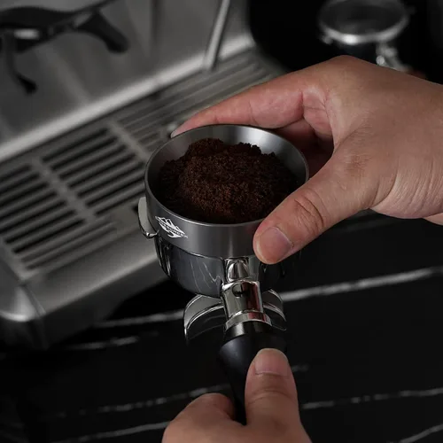 Vista 3 de Embudo dosificador de espresso de 2.283 in Se adapta a todos los portafiltros de espresso de 2.283 in Breville/Rancilio/La Marzocco/etc.
