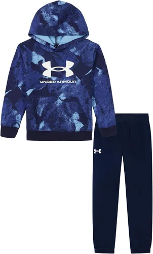 Vista 22 de Under Armour boys Hoodie Set, pants & Hoodie, Lightweight & Relaxed Fit