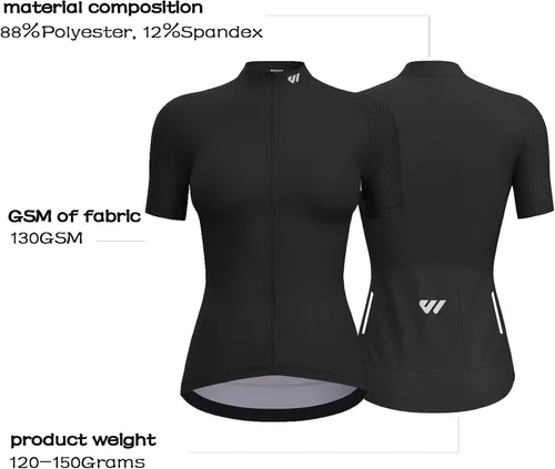 Vista 3 de Lo.gas Cycling Jersey WomenShort SleeveBike Bicycle Biking Shirts for Women