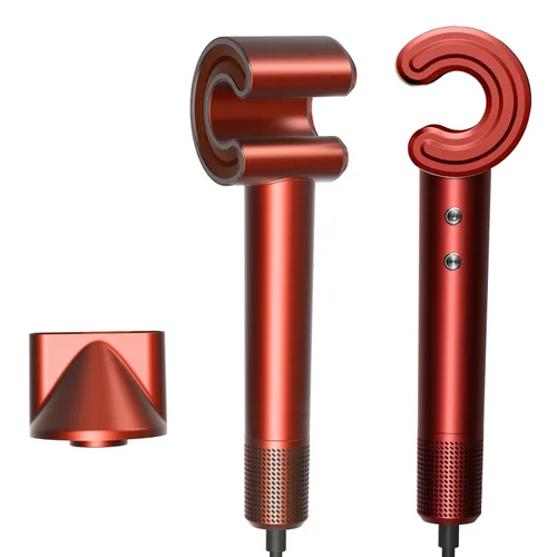 Vista 11 de Secador de pelo para mujer, motor sin escobillas de alta velocidad de 110,000 RPM, tecnología de plasma, secado rápido en 5 minutos, 5.15 oz, ligero