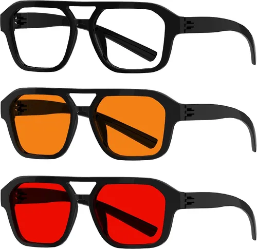 Vista 241 de Eyekepper Gafas de luz azul para hombre y mujer, paquete de 6 lentes Pilot Paquete de 6 color mezclado