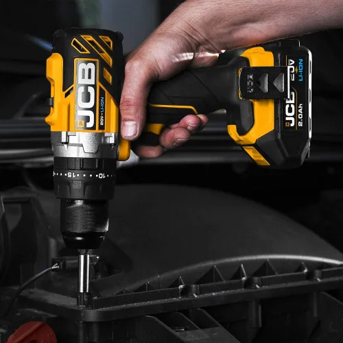 Vista 12 de JCB Herramientas - JCB - Taladro de martillo sin escobillas de 20 V - Incluye batería de 2.0 Ah - Cargador de 2.4 A, JCB-20BLCD-2X