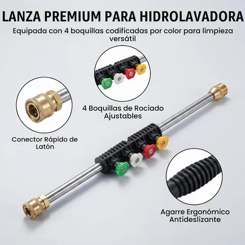 Vista 3 de 308494074 Pistola pulverizadora para lavadora de alta presión, 16 pulgadas