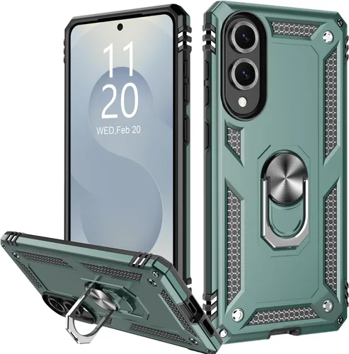 Vista 61 de IKAZZ Funda para Galaxy S21, Grado Militar Resistente a Golpes de Servicio Pesado Cubierta Protectora para Teléfono Pasa Prueba de Caída de 16 pies