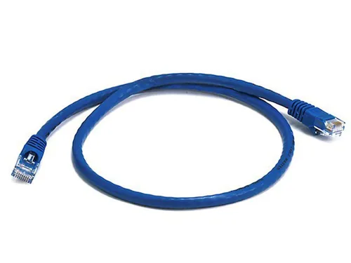 Vista 52 de Monoprice - Cable de red Ethernet Cat6 0.5 pies 24AWG 550MHz UTP de cobre desnudo, negro