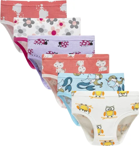 Vista 12 de Barara King - Ropa interior de algodón suave para niñas pequeñas, infantes y niños