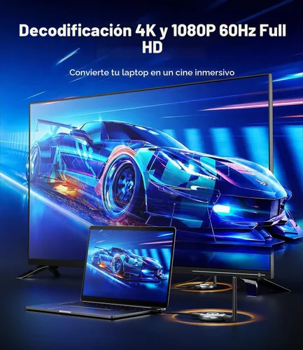Vista 3 de AIMIBO Extensor HDMI inalámbrico con múltiples receptores 1X4, transmisor y receptor inalámbrico HDMI 5G, transmisión de video y audio de 1080P a