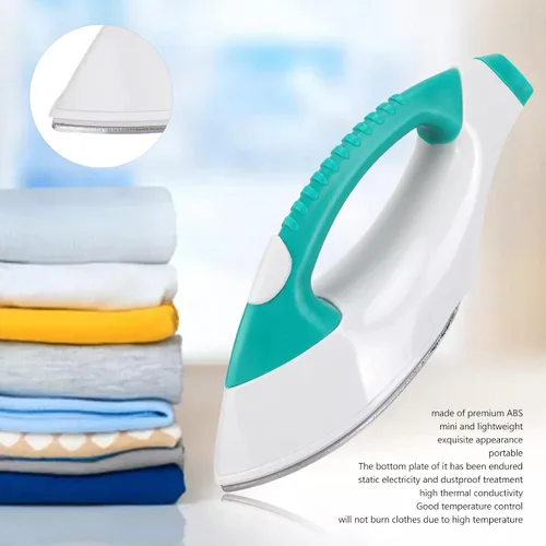 Vista 5 de Pilipane Plancha de vapor de viaje para ropa, plancha de vapor portátil para viajes, vaporizadores de mano para tela, máquina de planchar pequeña