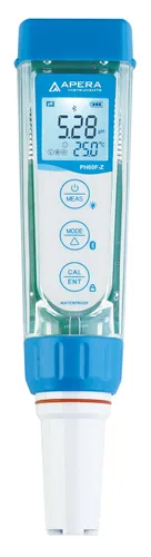 Vista 2 de Apera Instruments PH60F-Z Probador de pH plano inteligente impulsado por la aplicación móvil ZenTest