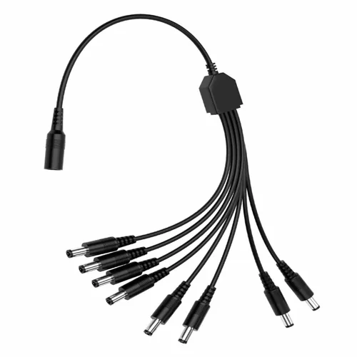 Vista 9 de Cable de alimentación divisor de cámaras de seguridad BNC (divisor de 4 vías)
