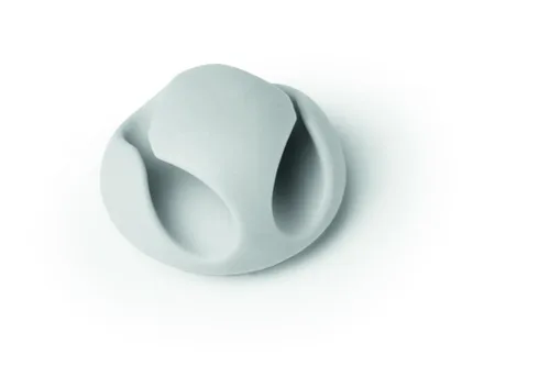 Vista 9 de Durable Cavoline - Clips para cables de gestión de cables, paquete de 6 clips autoadhesivos de grafito para 1 cable, perfectos para una gestión