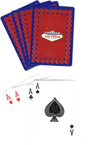 Vista 3 de Las Vegas Poker naipes con dados y lata