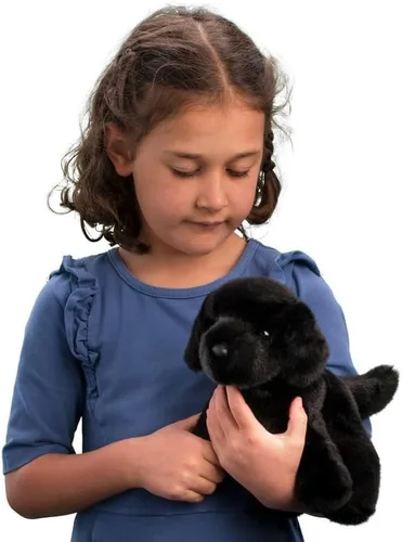 Vista 2 de Douglas Animal de peluche de perro de laboratorio negro oso
