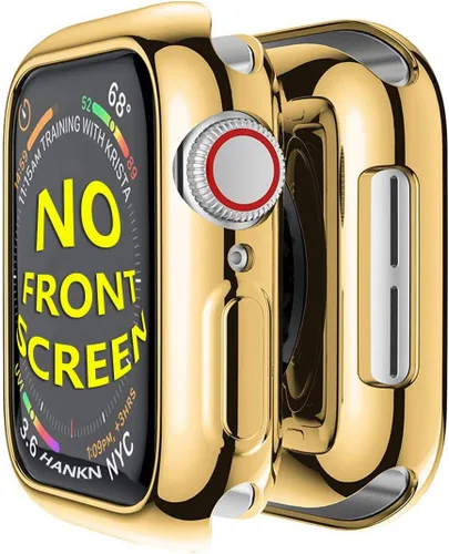Vista 12 de Funda de TPU suave para Apple Watch Series 11 10 de 42 mm, cubierta de carcasa de iWatch con protección contra golpes chapada de TPU suave