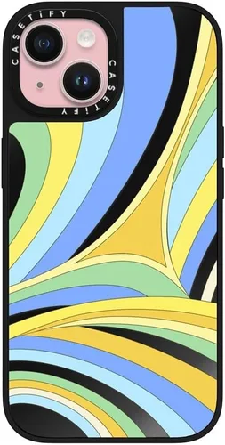 Vista 9 de CASETiFY Mirror - Funda para iPhone 15 Pro Max [reflectante, protección contra caídas de 4.9 pies/compatible con Magsafe] - Lindas impresiones