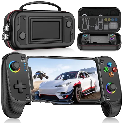 Vista 9 de AXYBCOOL Wireless Mobile Controller for iPhone & Android - Hall Effect Joystick, No Drift - Compatible with Xbox Game Pass, Steam Link, Call of