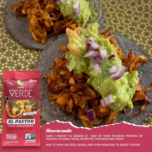 Vista 3 de Todo Verde Paquetes de condimentos, sabores premium, curados por chef, dulces, ahumados y picantes, sin ingredientes artificiales, veganos y sin
