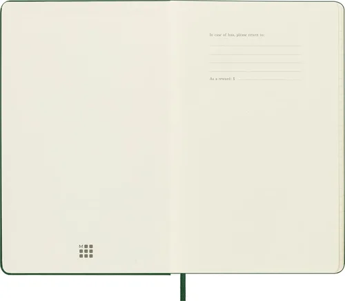 Vista 5 de Moleskine - Cuaderno, grande, a rayas, verde mirto, tapa dura (5 x 8.25 pulgadas)