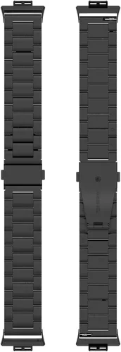 Vista 6 de Correa de repuesto para Huawei Watch Fit Band, de acero inoxidable, compatible con Huawei Watch Fit Smart Watch Paquete de 4