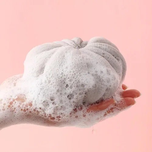 Vista 5 de Beavorty 4 piezas adorables de baño de calabaza ligeras decorativas relajantes suministros de baño para el hogar viajes suaves y cómodos exfoliantes