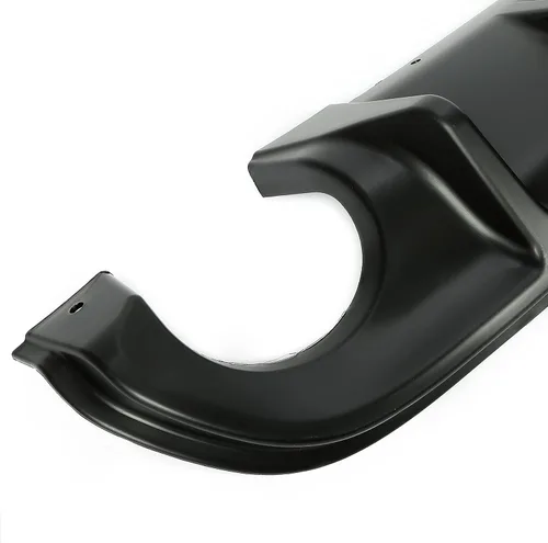 Vista 7 de HECASA Difusor trasero compatible con Infiniti Q50 2014-2017 parachoques alerón divisor plástico negro