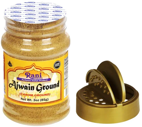 Vista 7 de Rani Ajwain Polvo (Carom Bishops Weed) Especias molidas 3oz (85g) Tarro PET ~ Todo natural Vegano Apto para gluten Sin OMG Kosher Origen