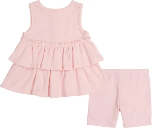 Vista 2 de Juicy Couture Conjunto de pantalones cortos de 2 piezas para niños