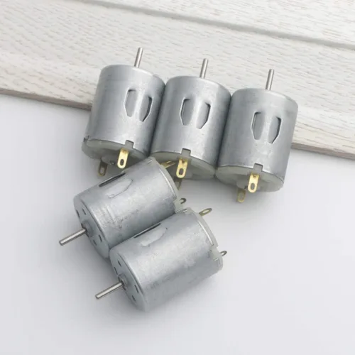 Vista 5 de Motor CC 3V-12V 280 Micro Motor 1.654 x 0.945 in para barco RC Modelo Juguetes DIY (paquete de 5)