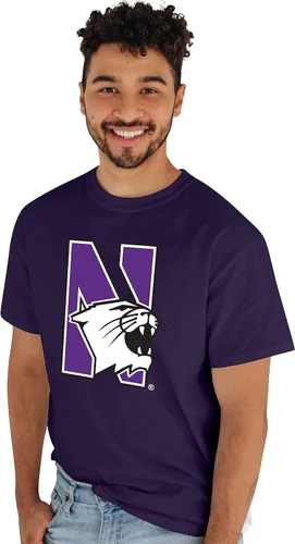 Vista 28 de Blue 84 Camiseta NCAA para hombre, icono de color del