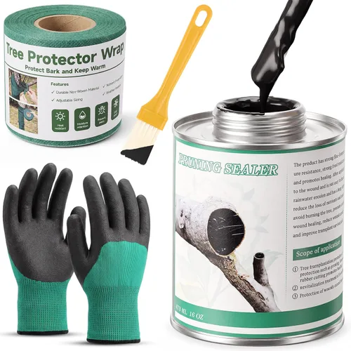 Vista 7 de Kit sellador de heridas de árbol negro de 16 onzas, transparente No tejido