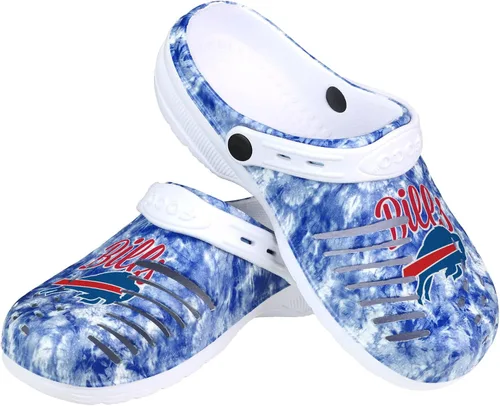 Vista 18 de FOCO NFL Womens NFL Team Logo Cloudie Garden Water Sandals Shoes Slipper Clogs with Strap