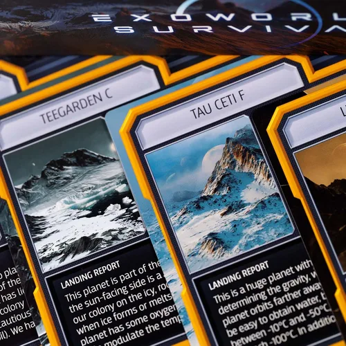 Vista 7 de Exoworld Survival Cooperative Colony-Building Strategy Board Game on Alien Planets 1–4 Players, Age 14+ Replayable Sci-Fi Survival Adventure