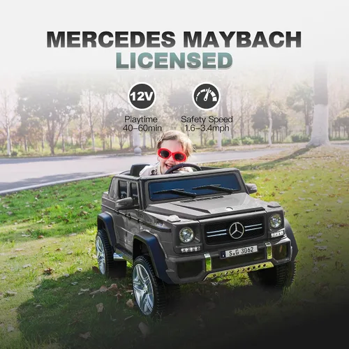 Vista 5 de Mercedes-Benz G650 - Coche eléctrico de 12 V para niños Negro