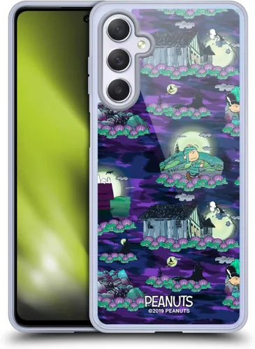 Vista 133 de Head Case Designs Funda de gel Spooktacular con licencia oficial de Peanuts Linus y Snoopy [protección de grado militar] compatible con Google Pixel