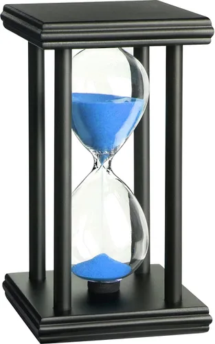 Vista 11 de hourglas - Temporizador de arena de 30/60 minutos, decoración de escritorio, reloj de arena, ampulheta