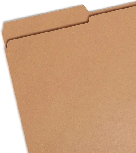 Vista 2 de Smead Carpeta de archivos, pestaña reforzada de corte 1/3, tamaño legal, kraft, 100 por caja (15734)
