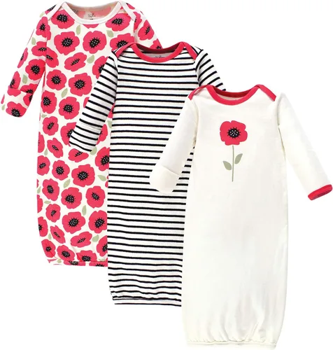 Vista 20 de Touched by Nature - Camisones unisex de algodón orgánico para bebé